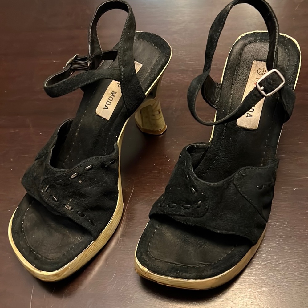 TOP Moda swede heels